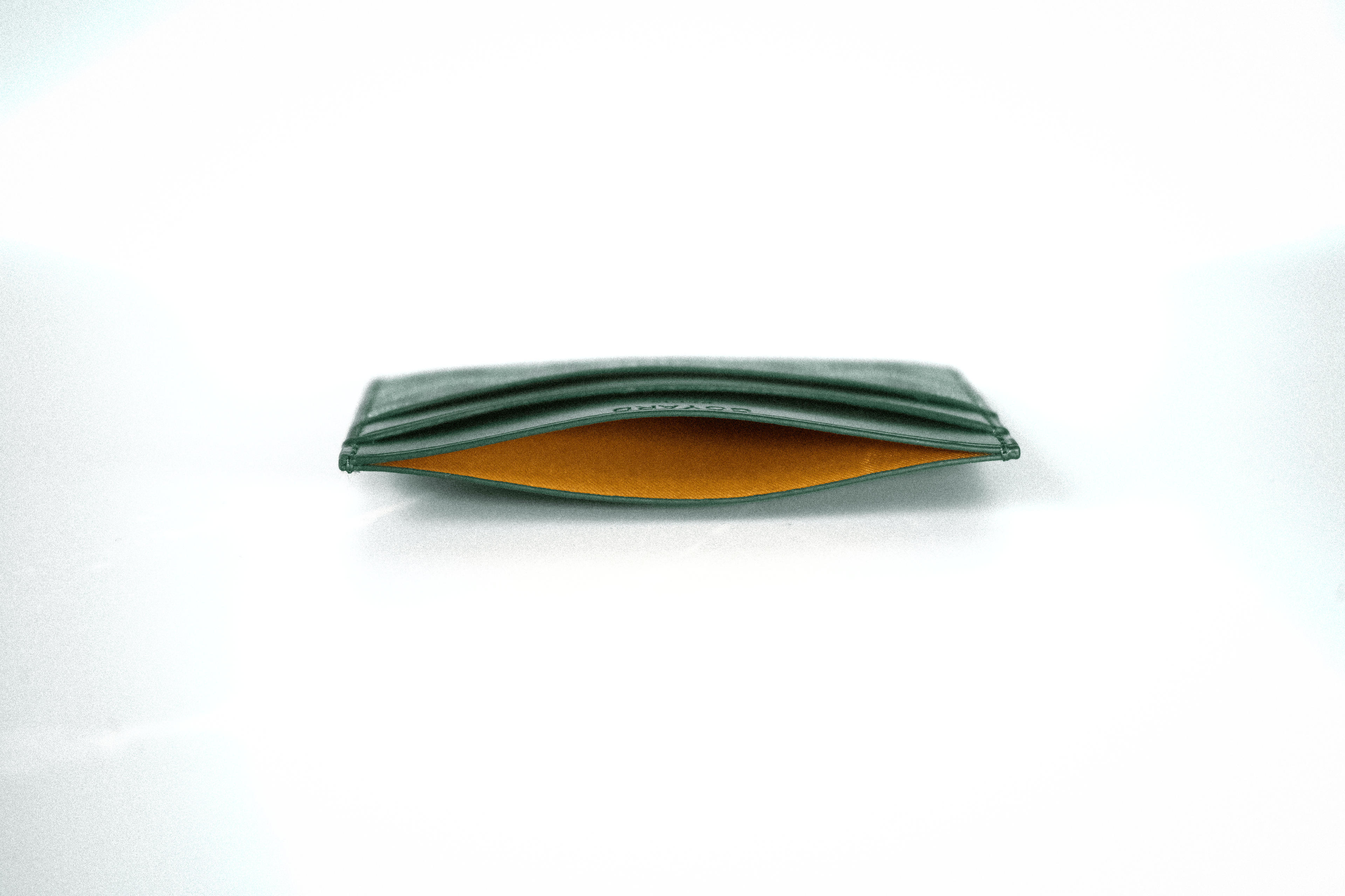 Goyard Chevron Cardholder — Vert Émeraude