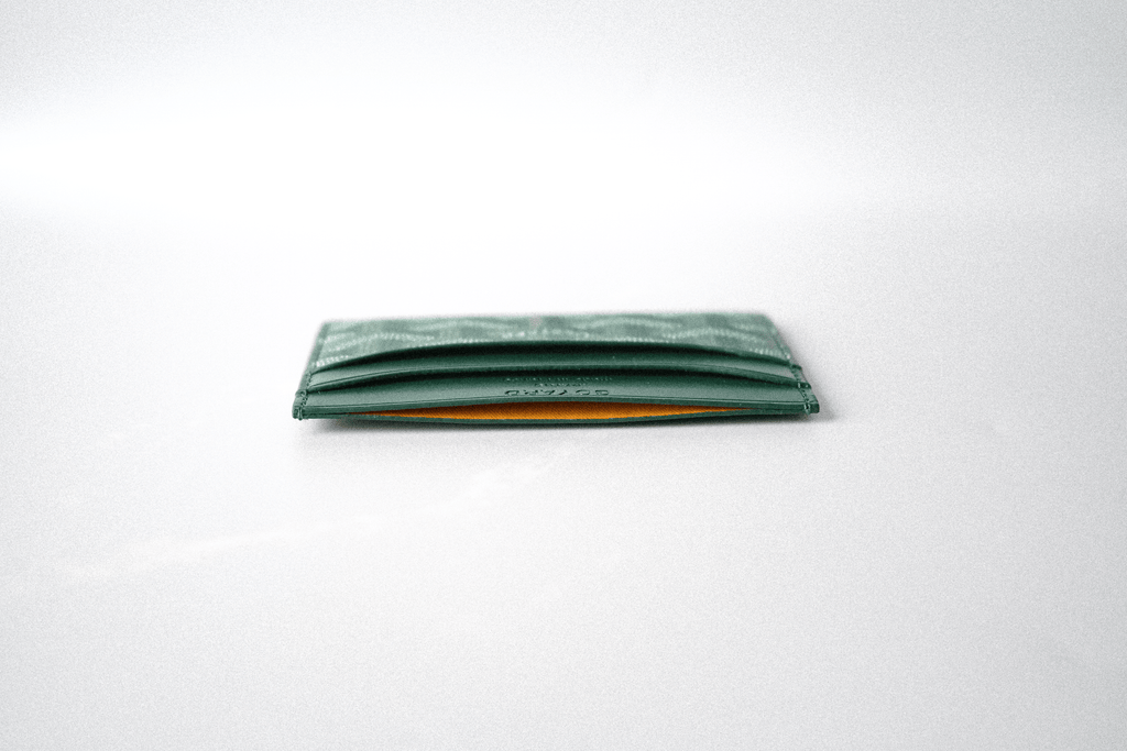 Goyard Chevron Cardholder — Vert Émeraude